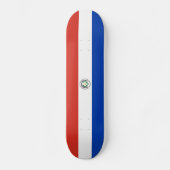Paraguay Flag Persoonlijk Skateboard (Voorkant)
