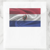 Paraguay Flag Rechthoekige Sticker (Tas)