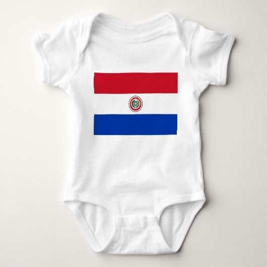 Paraguay Flag Romper (Voorkant)