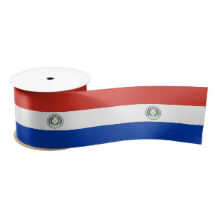 Paraguay Flag Satijnen Lint