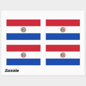 Paraguay Flag Sticker (Vel)