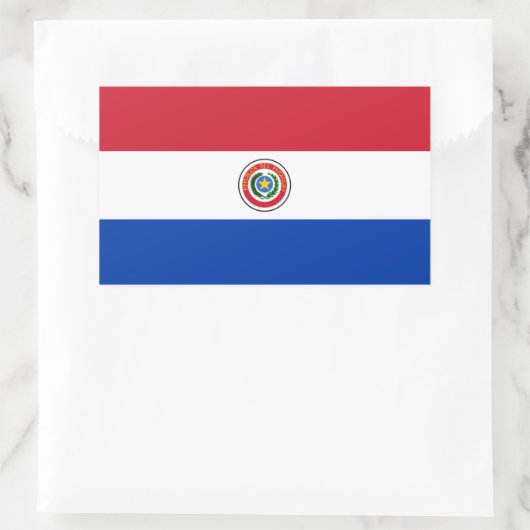 Paraguay Flag Sticker (Tas)