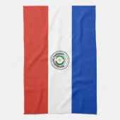 Paraguay Flag Theedoek (Verticaal)