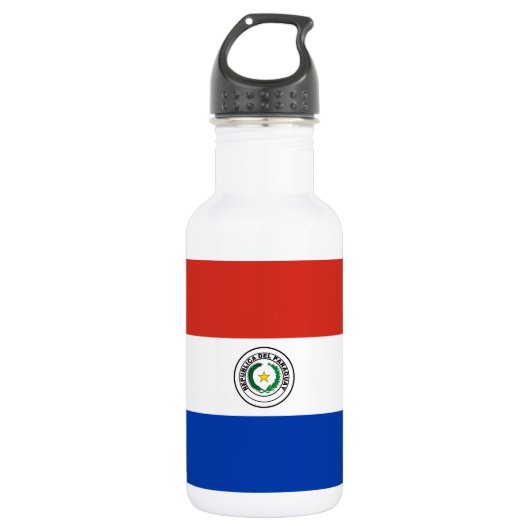 Paraguay Flag Waterfles (Voorkant)