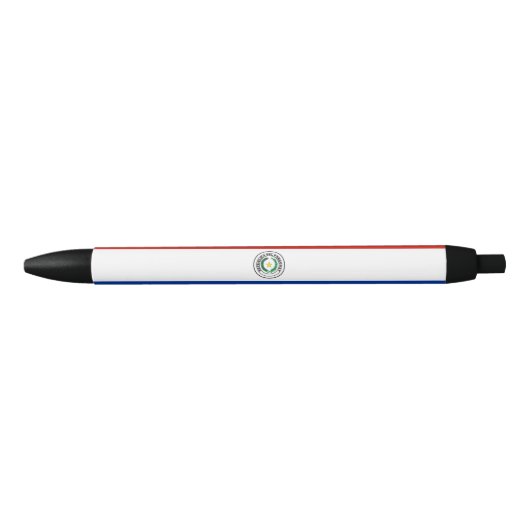 Paraguay Flag Zwarte Inkt Pen (Voorkant)