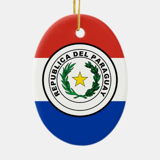 Paraguay Keramisch Ornament (Achterkant)