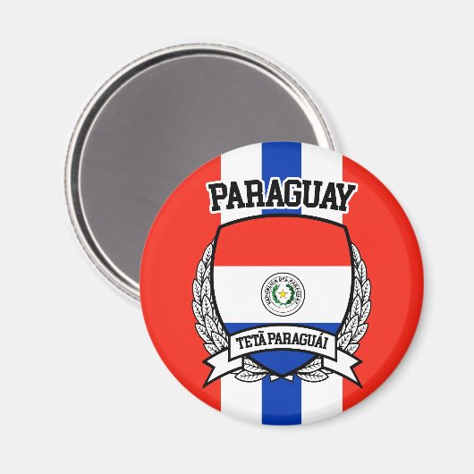 Paraguay Magneet (Voorkant / Achterkant)