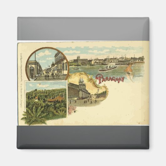 Paraguay,  magneet (Voorkant)