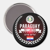 Paraguay Magneet (Voorkant / Achterkant)