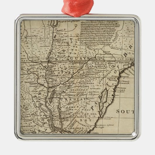 Paraguay Metalen Ornament (Voorkant)