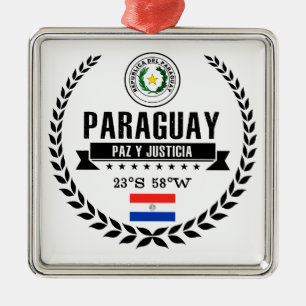 Paraguay Metalen Ornament