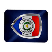 Paraguay Metallic Emblem Magneet (Horizontaal)