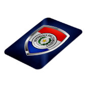 Paraguay Metallic Emblem Magneet (Linkerzijde)