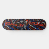 Paraguay National Pride Wordcloud Persoonlijk Skateboard (Horizontaal)