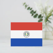Paraguay National World Flag Briefkaart (Staand voorkant)