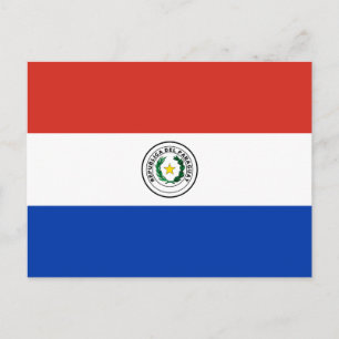 Paraguay National World Flag Briefkaart