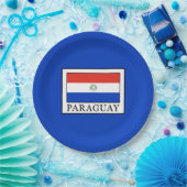 Paraguay Papieren Bordje (Feest)