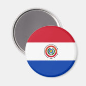 Paraguay, Paraguay vlag Magneet (Voorkant / Achterkant)