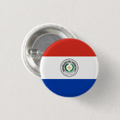 Paraguay (Paraguayaanse vlag) Ronde Button 3,2 Cm (Voorkant /achterkant)
