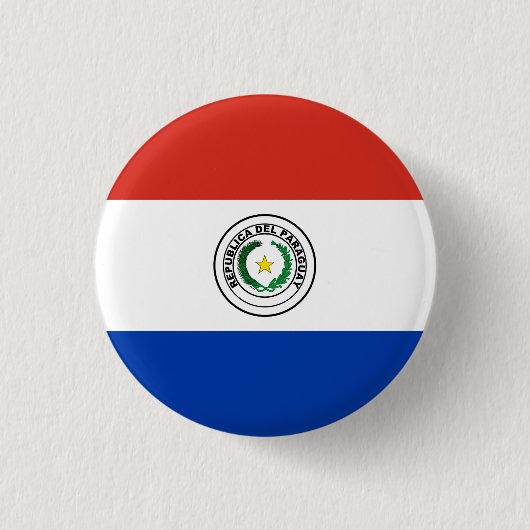 Paraguay (Paraguayaanse vlag) Ronde Button 3,2 Cm (Voorkant)