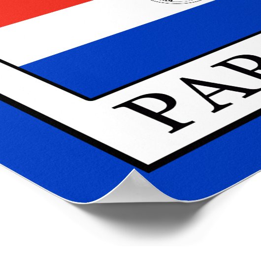 Paraguay Poster (Hoek)