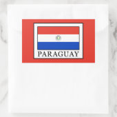 Paraguay Rechthoekige Sticker (Tas)