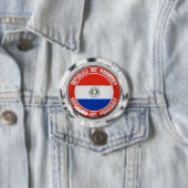 Paraguay Round Emblem Ronde Button 7,6 Cm (In situ)