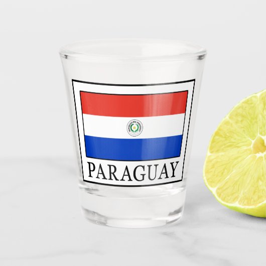 Paraguay Shot Glas (Voorkant)