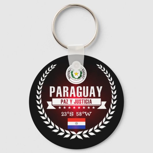 Paraguay Sleutelhanger (Voorkant)