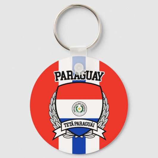 Paraguay Sleutelhanger (Voorkant)