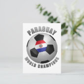 PARAGUAY SOCCER CHAMPES BRIEFKAART (Staand voorkant)
