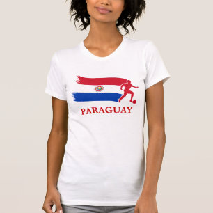 Paraguay Soccer Flag T-shirt