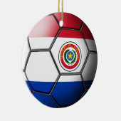 Paraguay Soccer Ornament (Rechts)