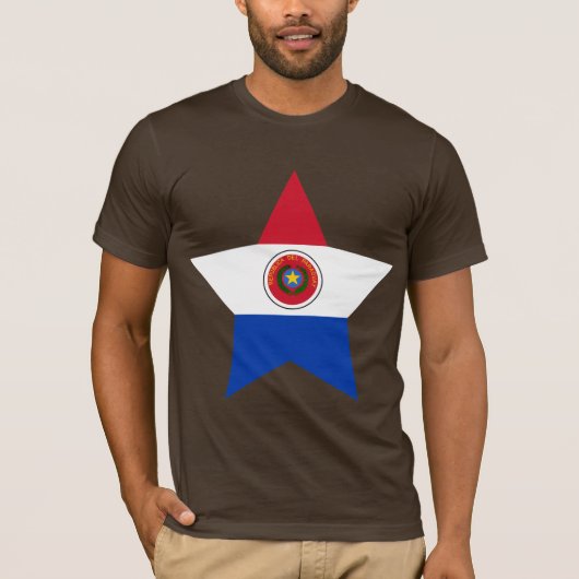 Paraguay Star T-shirt (Voorkant)
