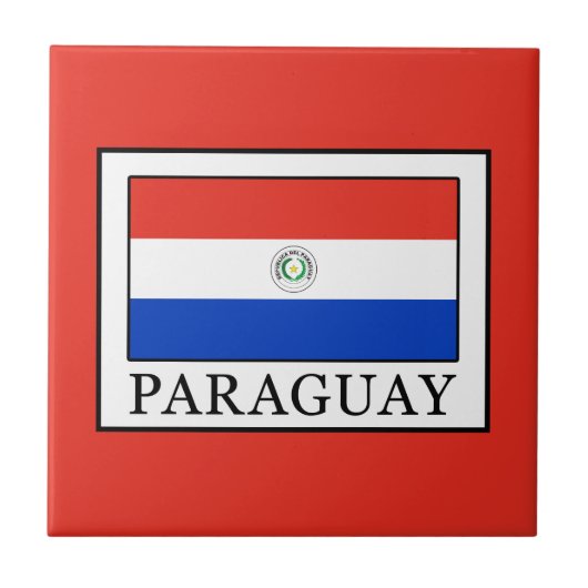 Paraguay Tegeltje (Voorkant)