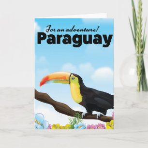 Paraguay Toucan-reisposter Feestdagen Kaart