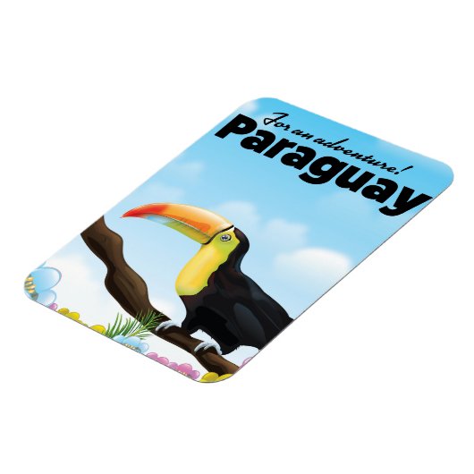 Paraguay Toucan-reisposter Magneet (Linkerzijde)