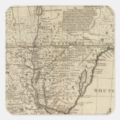 Paraguay Vierkante Sticker (Voorkant)