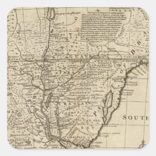 Paraguay Vierkante Sticker