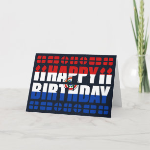 Paraguay Vlag Birthday Card Kaart