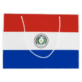 Paraguay Vlag Groot Cadeauzakje (Achterkant)