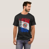 Paraguay Vlag in nood Paraguay T-shirt (Voorkant volledig)