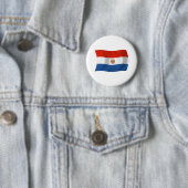 Paraguay Vlag Knop Ronde Button 5,7 Cm (In situ)