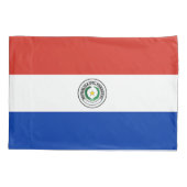 Paraguay Vlag Kussensloop (Achterkant)