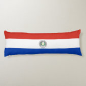 Paraguay Vlag Lichaamskussen (Achterkant)