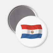 Paraguay Vlag Magneet (Voorkant / Achterkant)