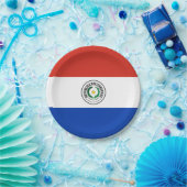 Paraguay Vlag Papieren Bordje (Feest)