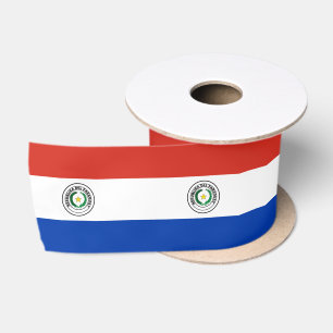 Paraguay Vlag & Paraguay, reizen, vakantie/sport Satijnen Lint