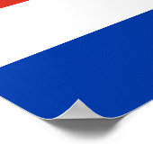 Paraguay Vlag Poster (Hoek)