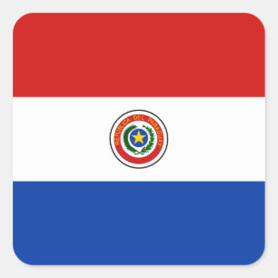 Paraguay Vlag Sticker